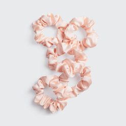 Satin Sleep Scrunchies - Blush