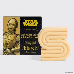 Star Wars™& Kitsch Rice Water Protein Strengthening Solid Shampoo - C-3PO